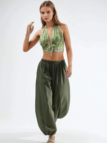Barrel Pantalon harem Busem en vert