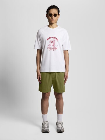 Lyle & Scott Regular Broek in Groen
