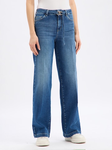 Liu Jo Regular Jeans ' Good Flare ' in Blue: front