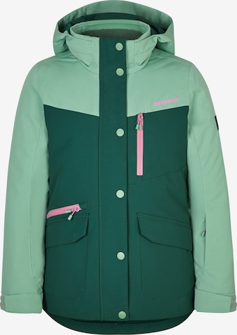 ZIENER Athletic Jacket 'Anoki' in Green: front
