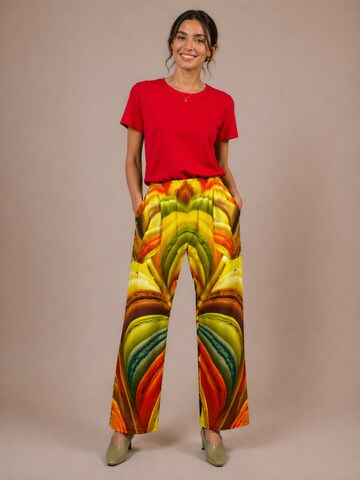 fabrari Loose fit Trousers 'Viskose Hose' in Mixed colours: front