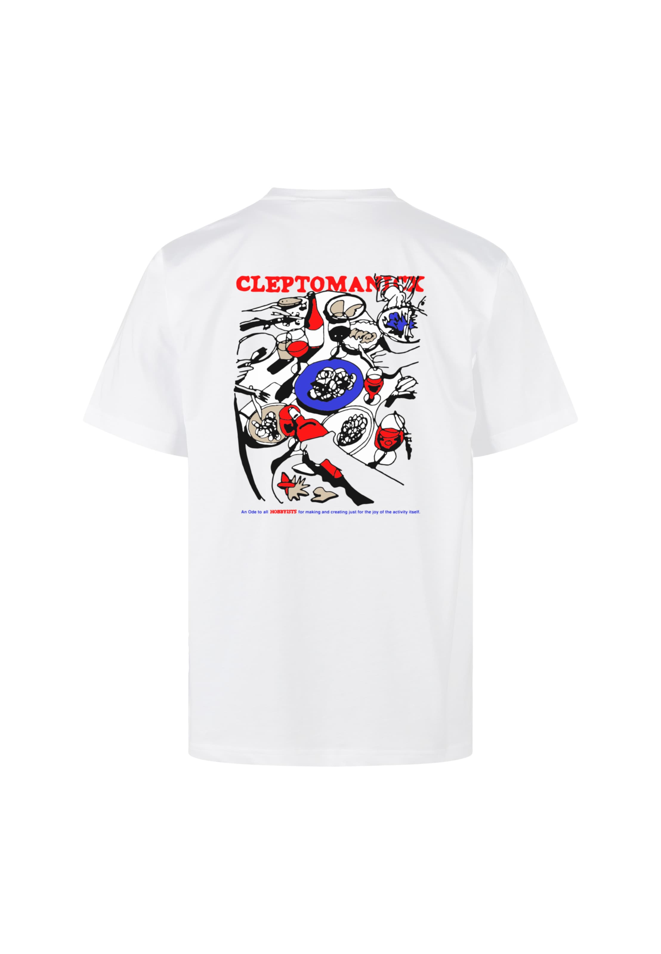 Cleptomanicx Shirt 'Cuisine' in Wit
