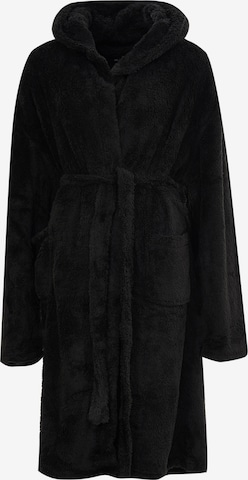 Loungeable Bademantel in Schwarz: Vorderseite