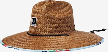 Brixton Hat in Brown: front