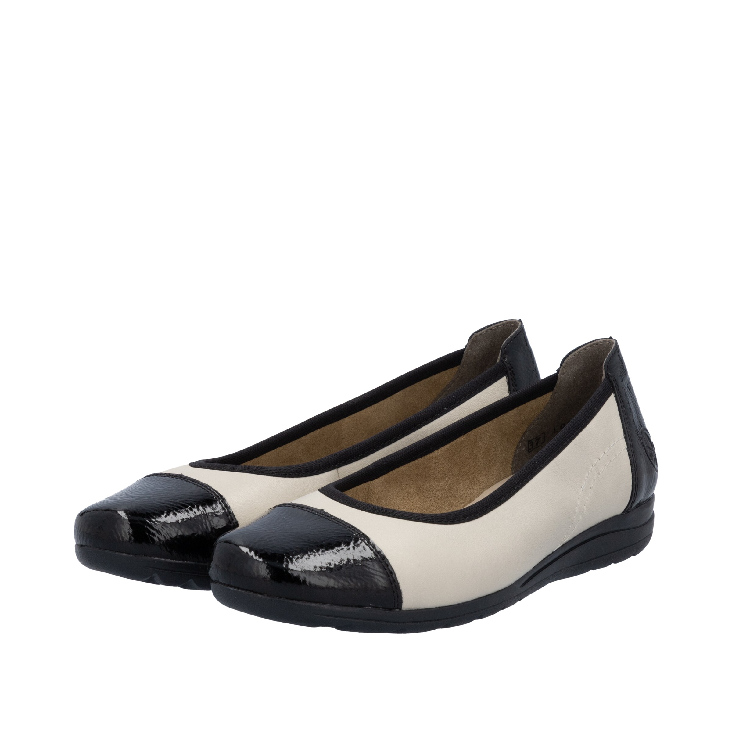 Ballerines à lanières Rieker en beige