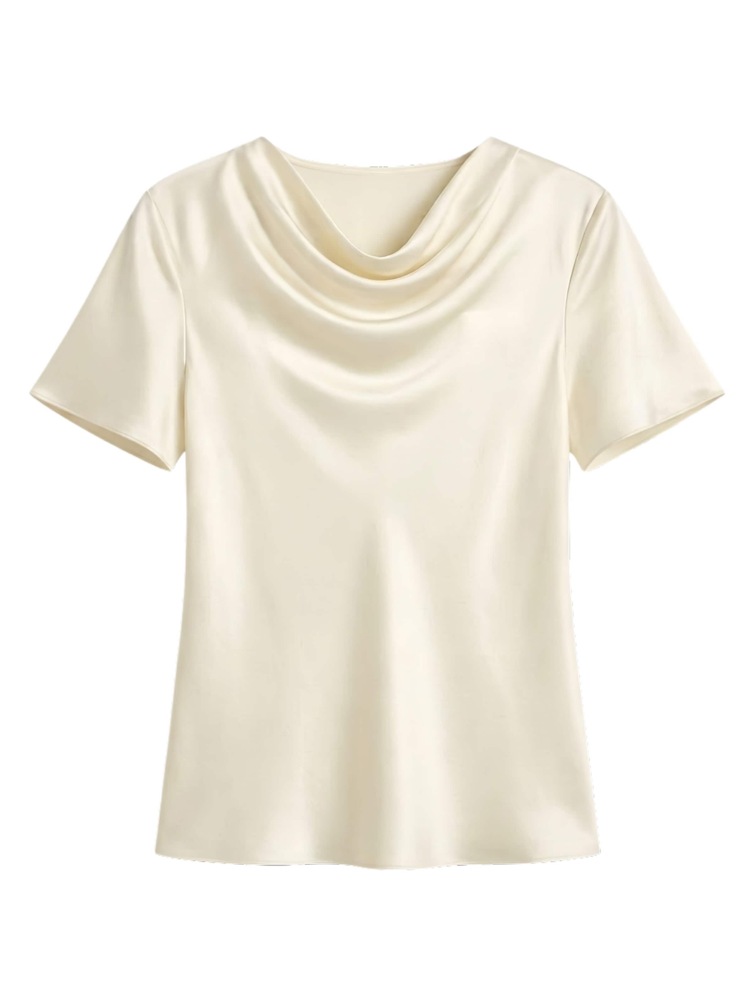 Lilysilk Blouse 'Puli-Oberteil' in Wit: voorkant