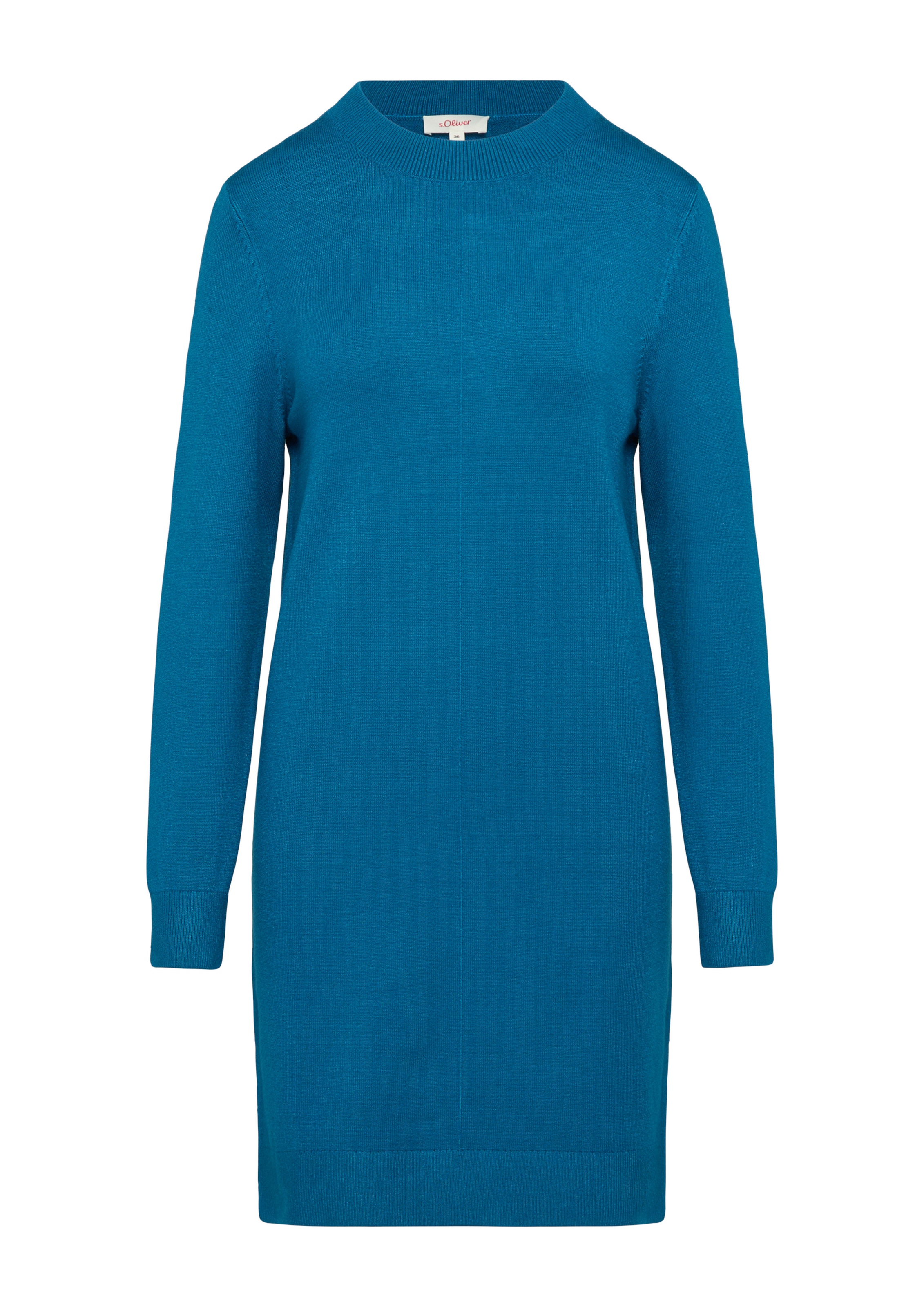 Robes en maille s.Oliver en bleu : devant