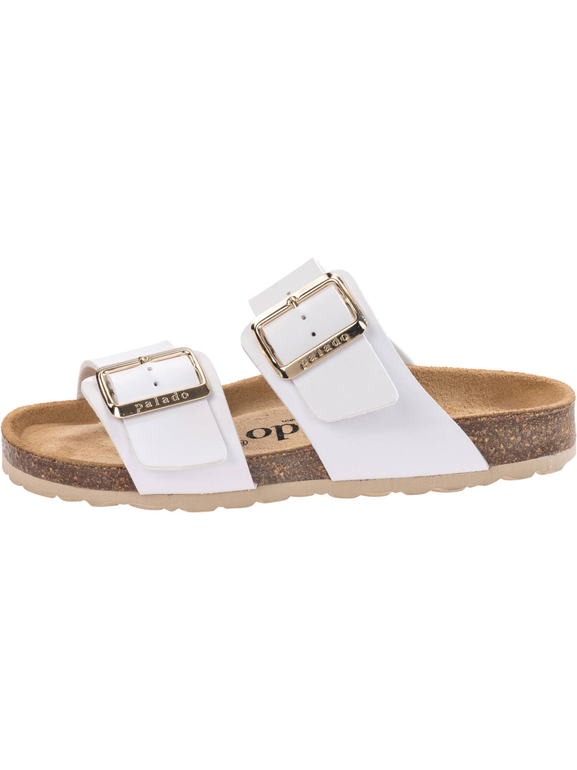 Zoccoletto 'Samos EGS' di Palado in bianco: frontale