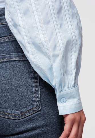 Ombre Blouse in Blue