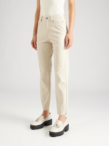 Coupe slim Pantalon ONLY en beige : devant
