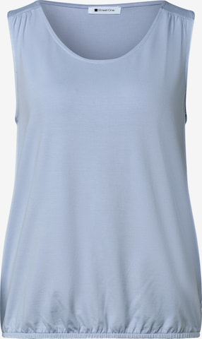 STREET ONE Top in Blau: Vorderseite