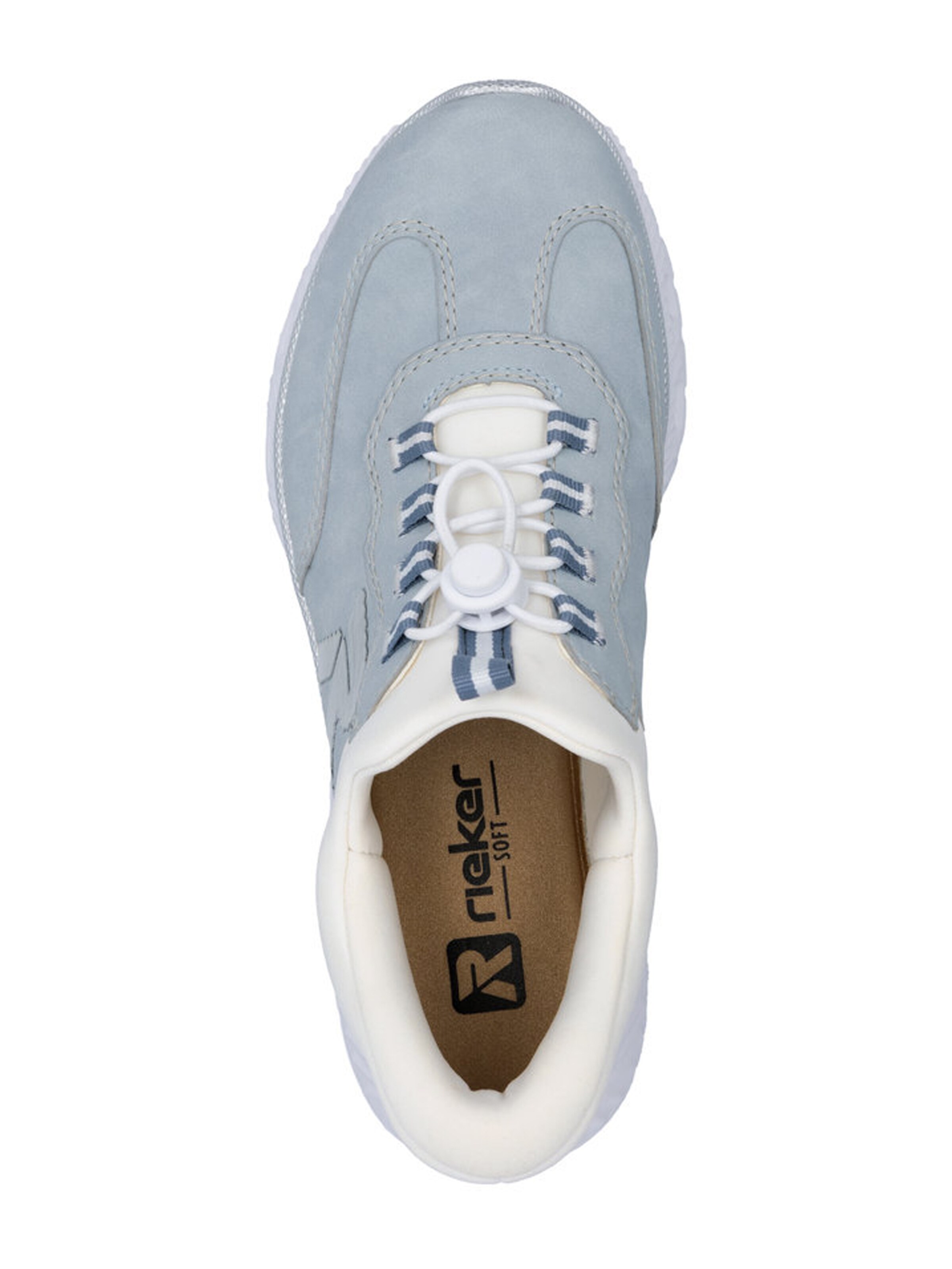 Baskets basses Rieker en bleu