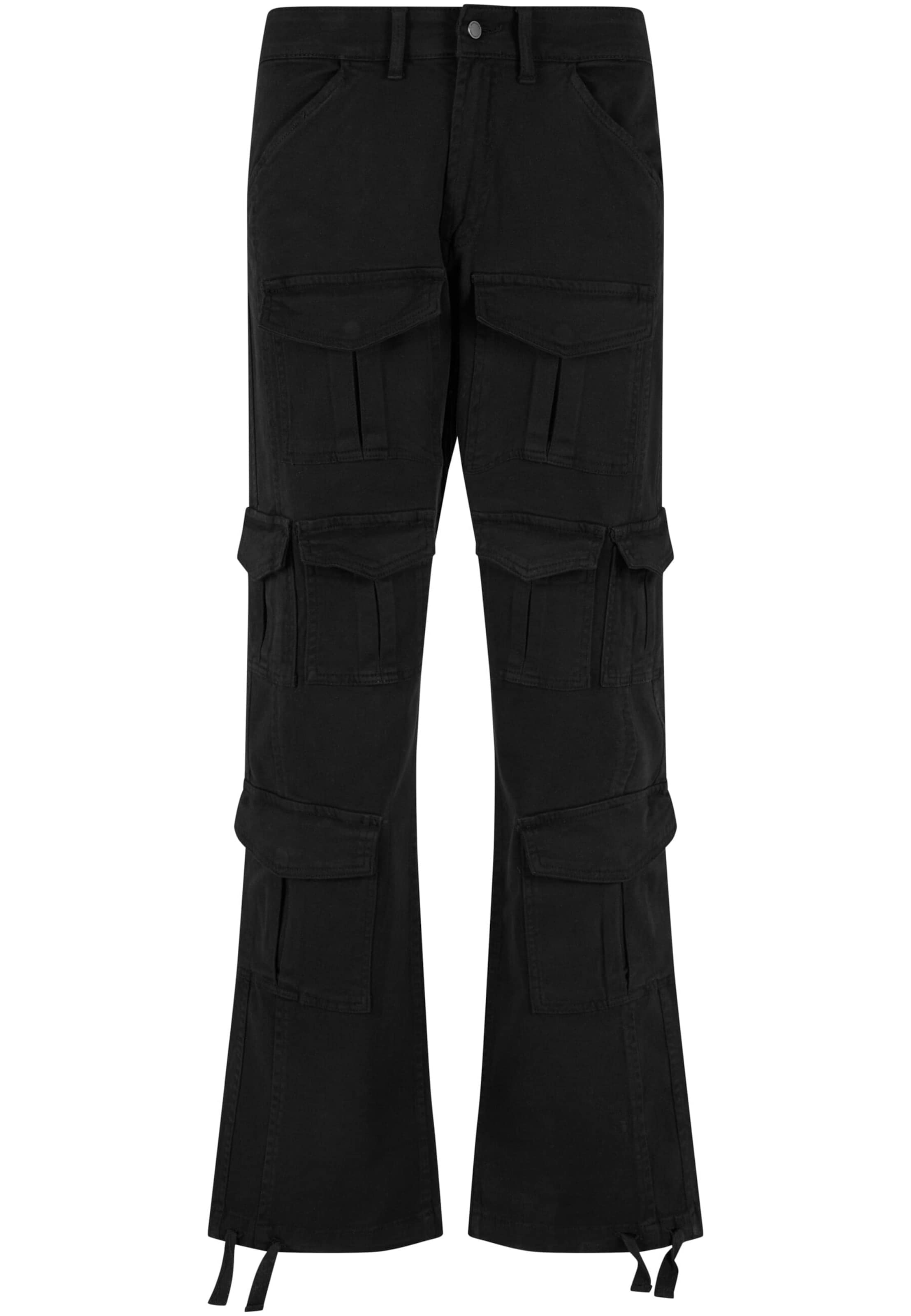 MJ Gonzales Voľný strih Kapsáče - Čierna: predná strana