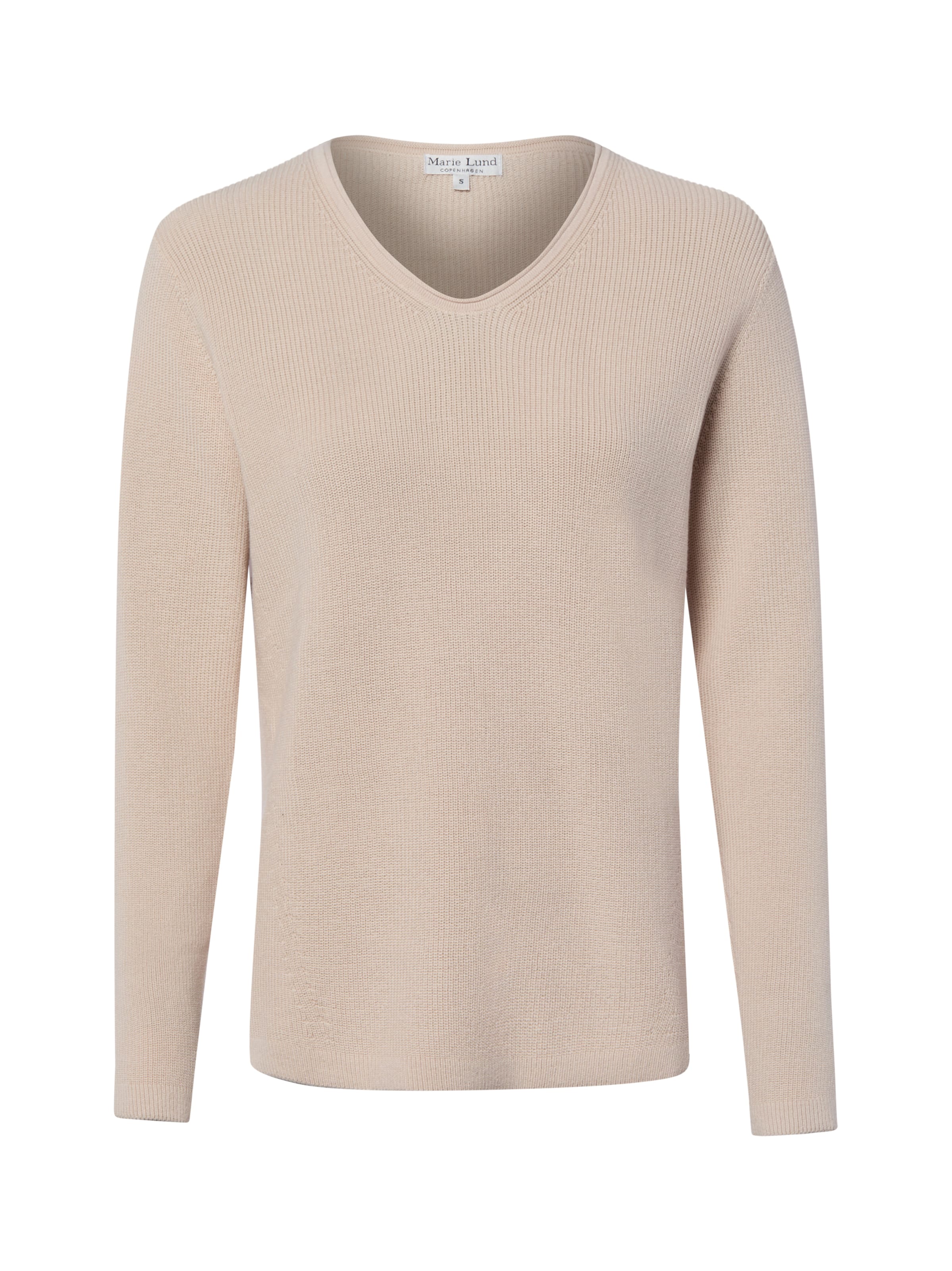 Pull-over Marie Lund en beige : devant