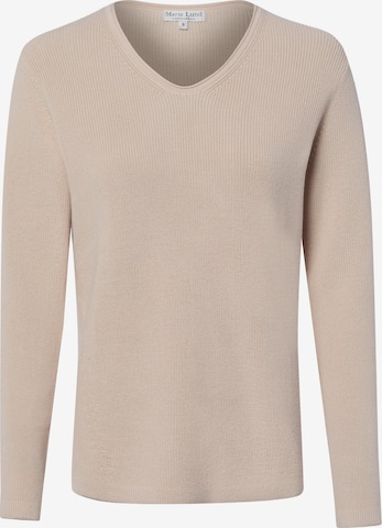 Pull-over Marie Lund en beige : devant