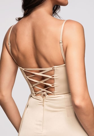 Ombre Evening dress in Beige