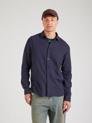 GABBA Regular fit Риза 'Sven' в синьо: отпред