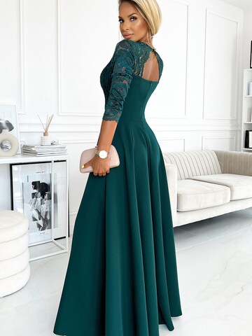 Numoco Evening Dress 'Maxikleid Amber' in Green
