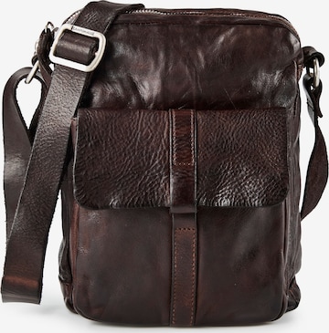 Campomaggi Crossbody Bag 'Limone' in Brown: front