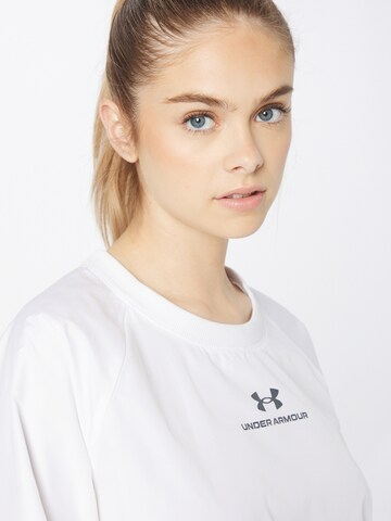 UNDER ARMOUR Sportsweatshirt in Weiß