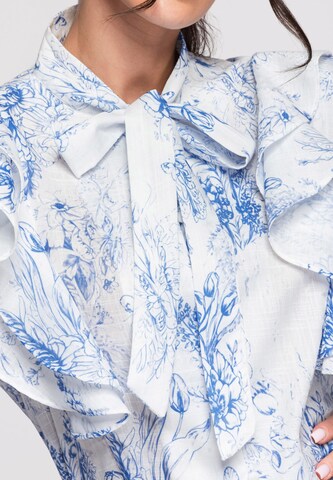 Ombre Bluse 'OW-SH-E0001' in Blau