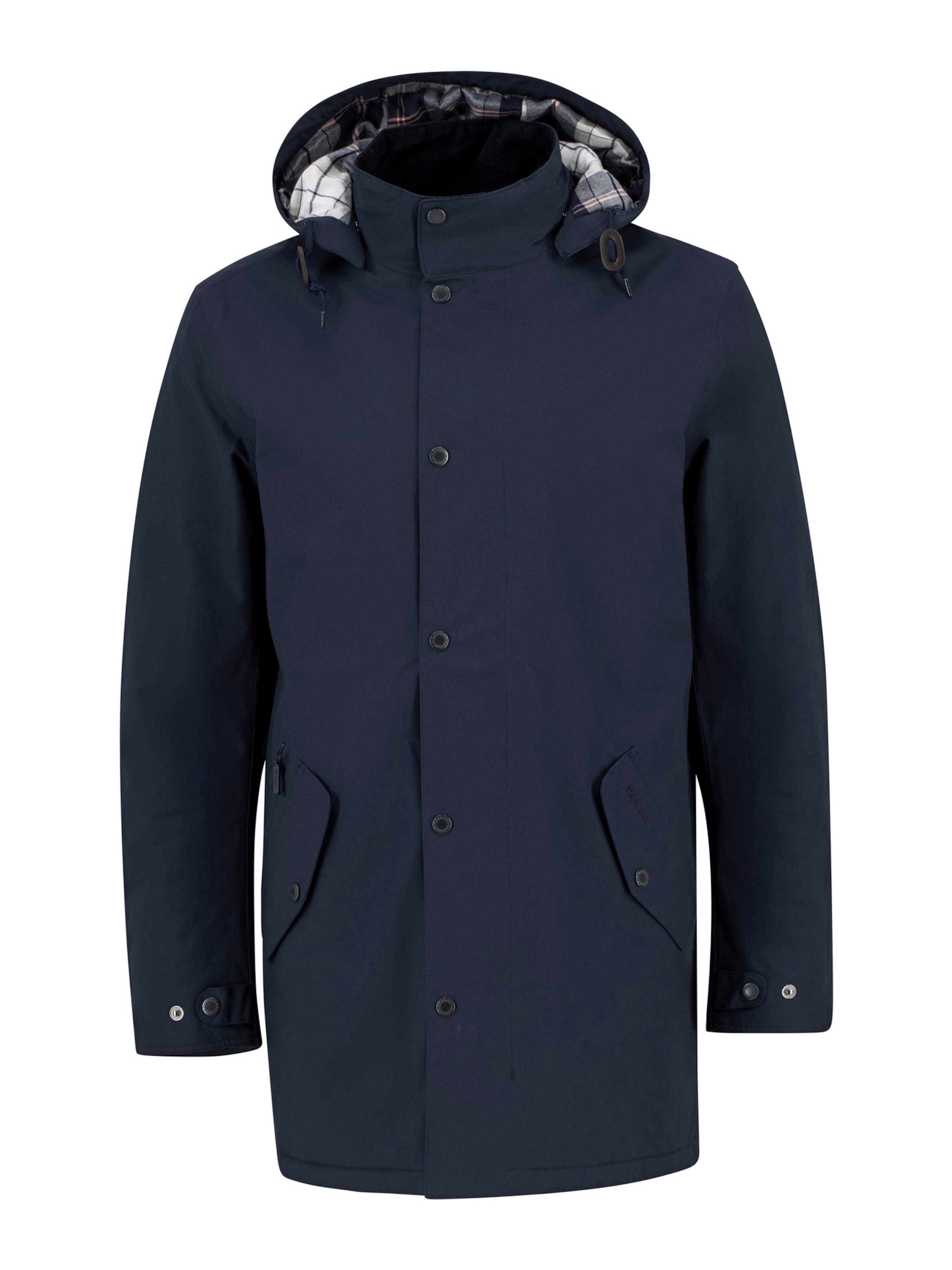 Barbour Λειτουργικό μπουφάν 'Chelsea Mac' σε μπλε: μπροστά