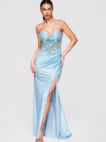 Ombre Evening dress in Blue: front