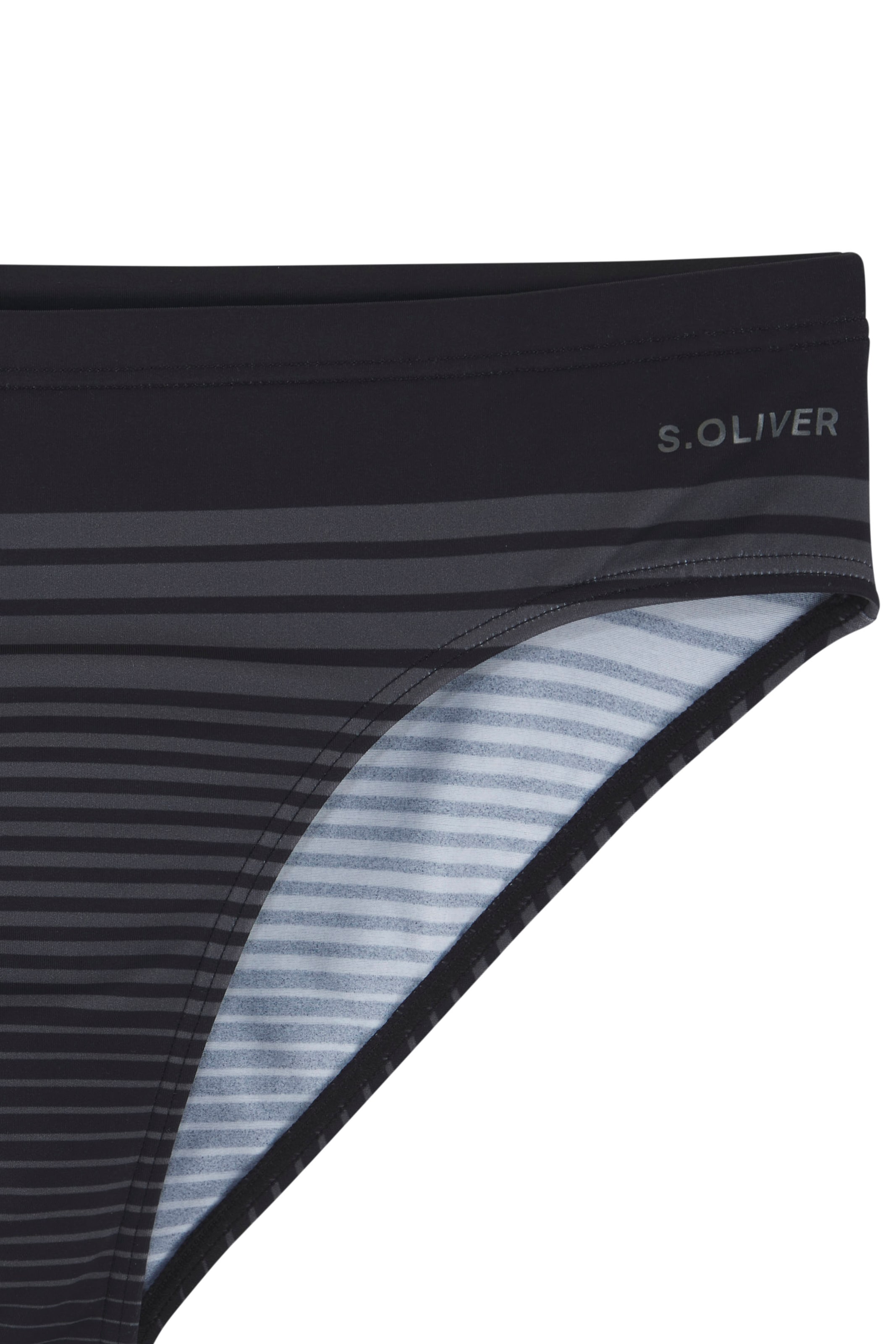 s.Oliver - Calções de banho em preto