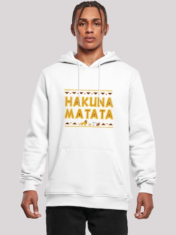 F4NT4STIC Sweatshirt 'Hakuna Matata' in Weiß: predná strana