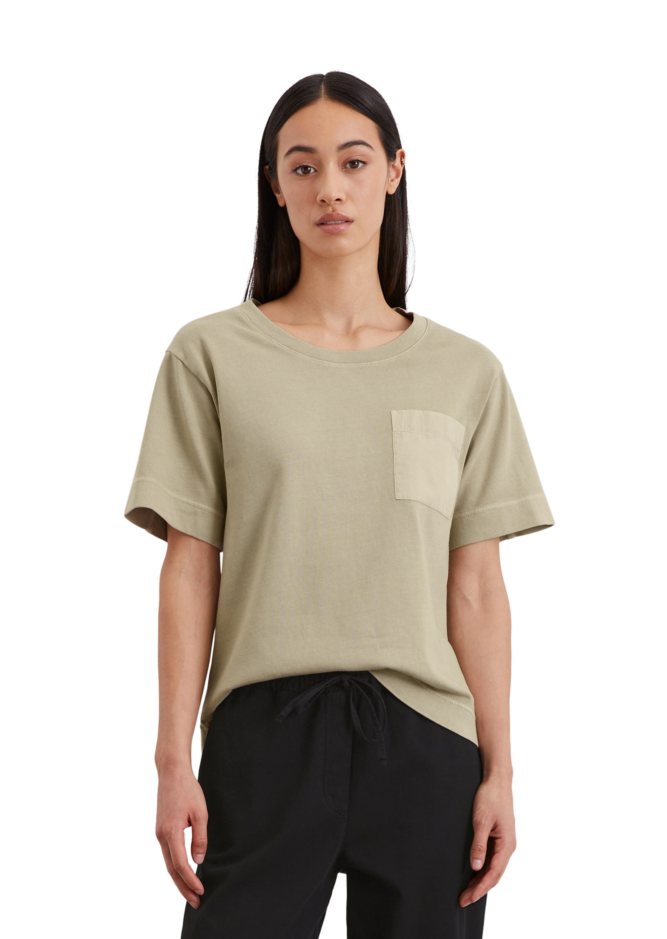 Marc O'Polo Shirt in Beige: front