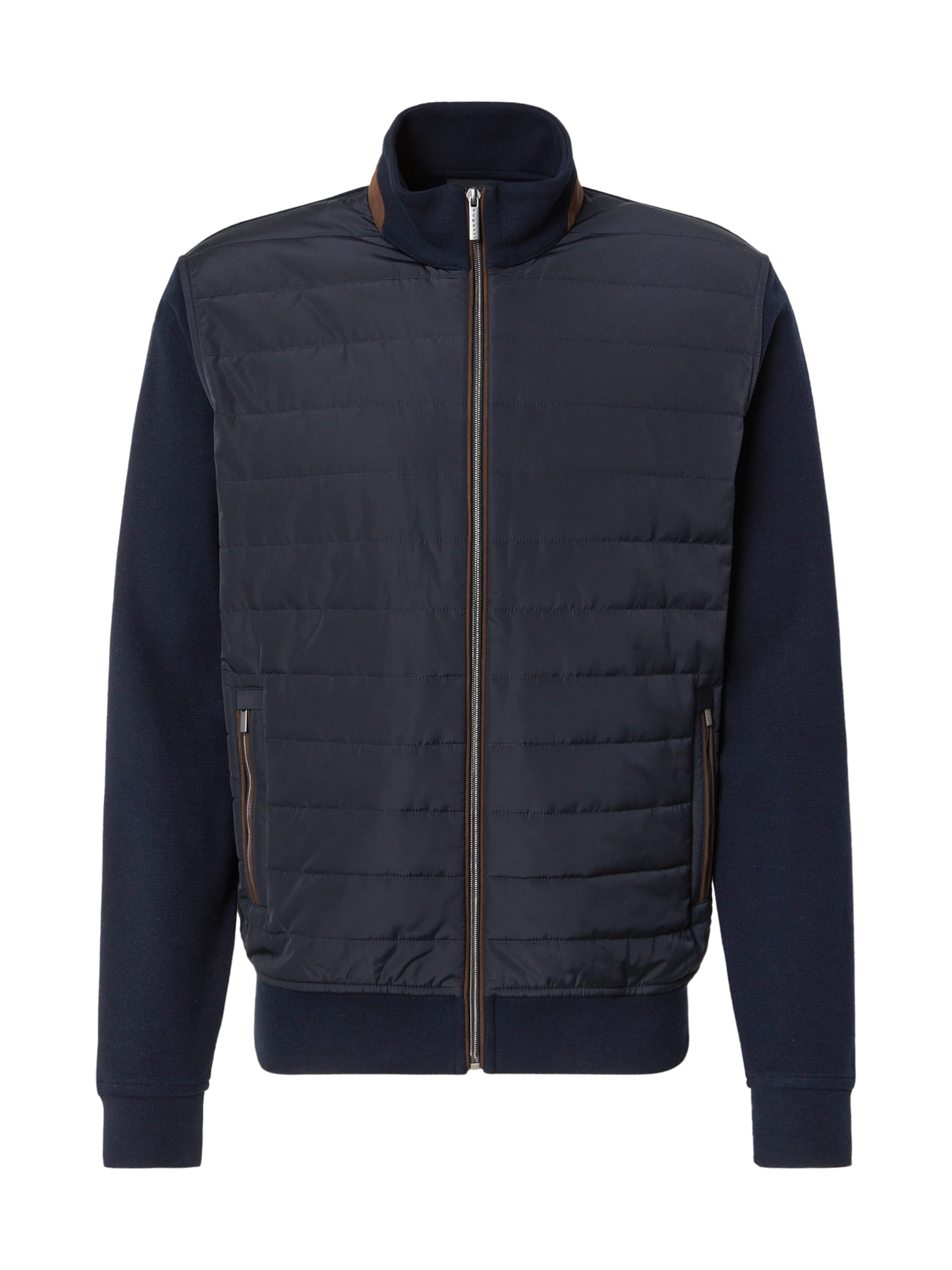 bugatti Преходно яке в синьо: отпред