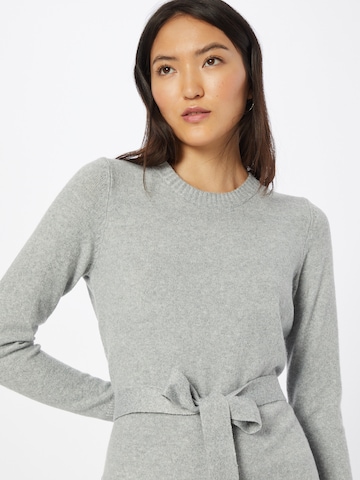 PIECES Knitted dress 'Cava' in Grey