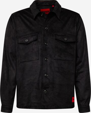 HUGOPrijelazna jakna 'Enalu' - crna boja: prednji dio
