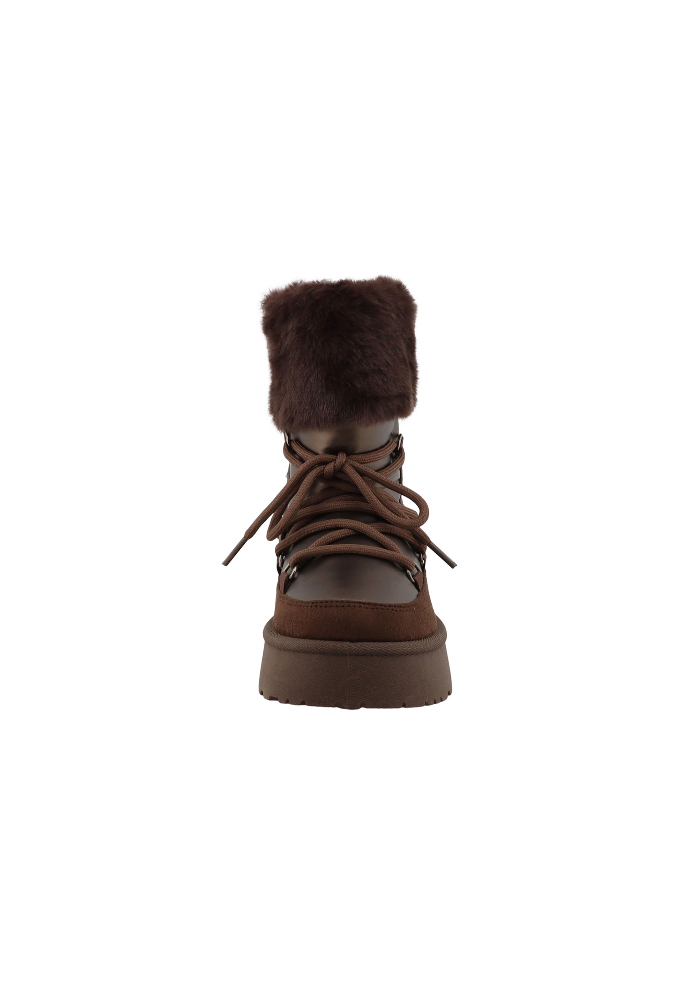 TOM TAILOR Winter Boots in Braun