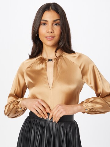 PINKO Blouse 'FAMATINA' in Gold