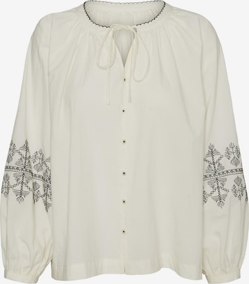 VERO MODA Bluse i beige: forside