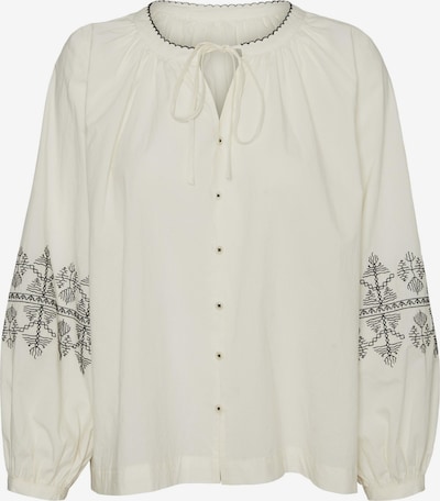 VERO MODA Bluse i beige / grå, Produktvisning