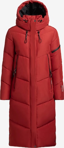 Manteau d’hiver ' SONJE5 ' khujo en rouge : devant