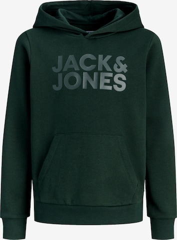 Felpa 'Corp' di Jack & Jones Junior in verde: frontale