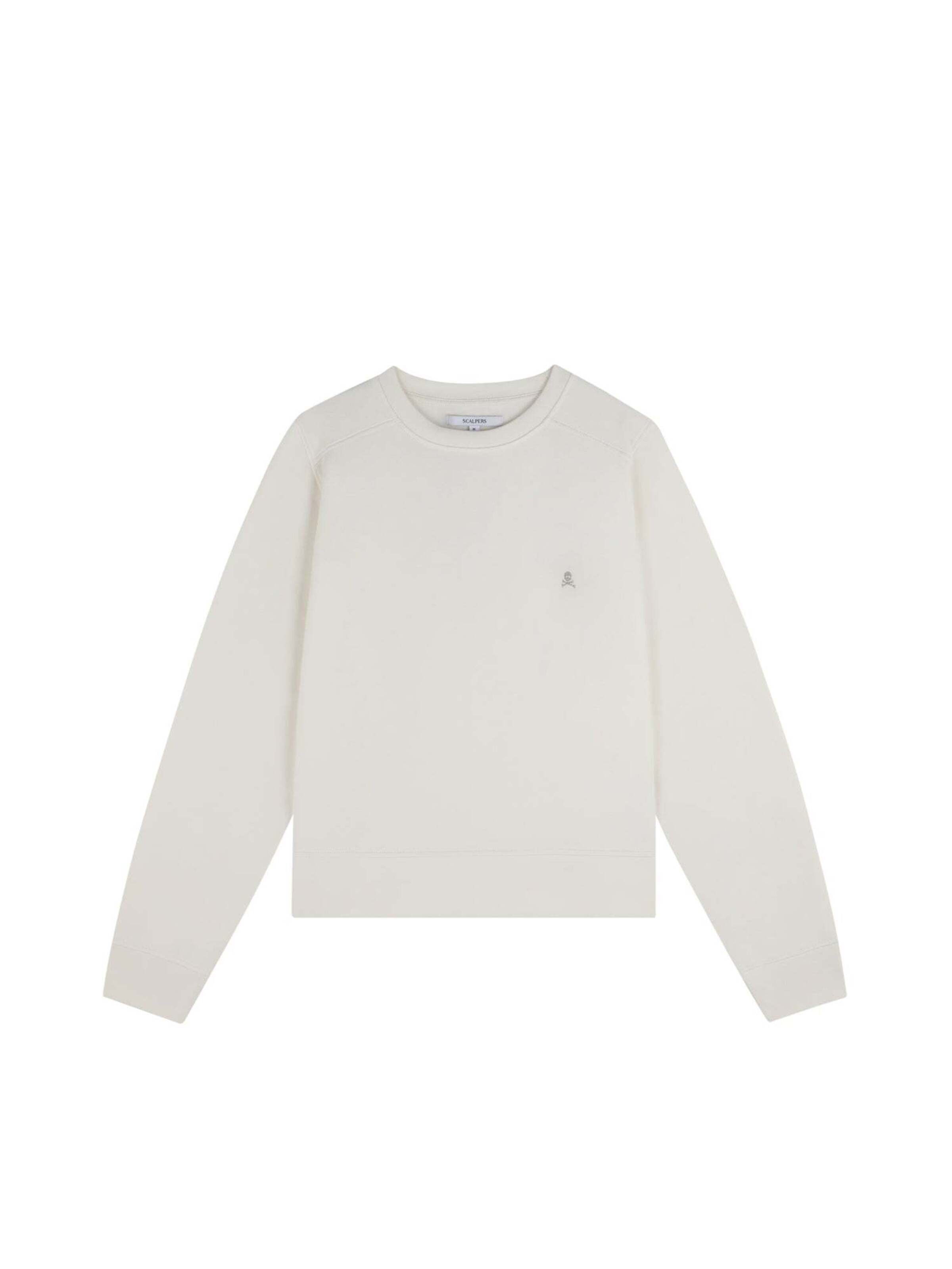 Scalpers Sweatshirt in White: front