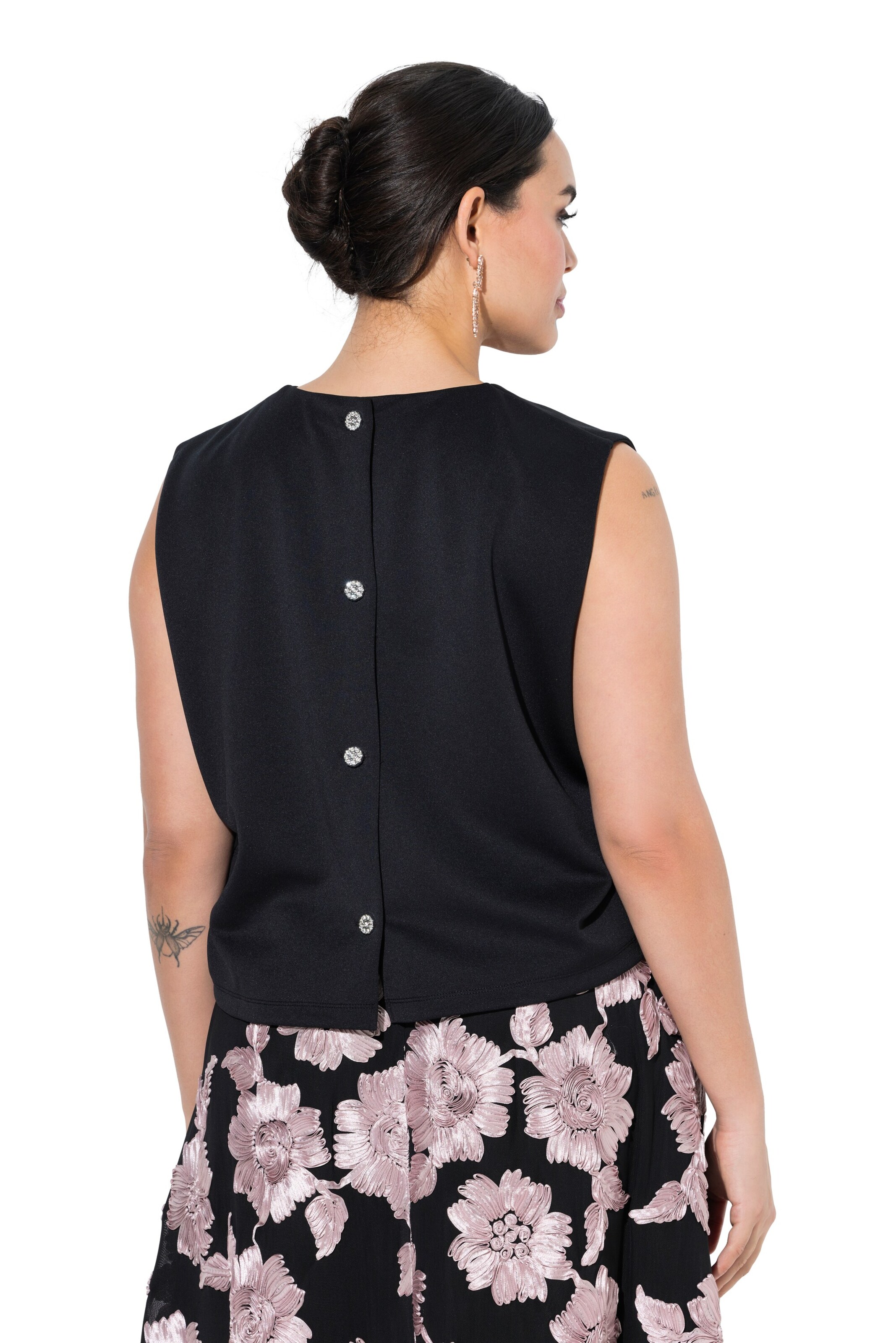 Ulla Popken Bluse in Schwarz