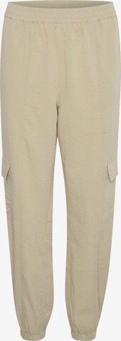 Loosefit Pantalon cargo 'Majse' Kaffe en beige : devant