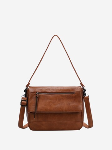 Brise Shoulder Bag 'L-5428' in Brown: front