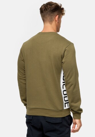 INDICODE JEANS Sweatshirt 'Nilon' in Groen