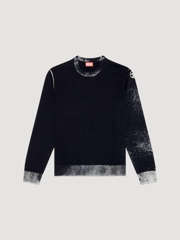 DIESEL - Sudadera en negro: frente