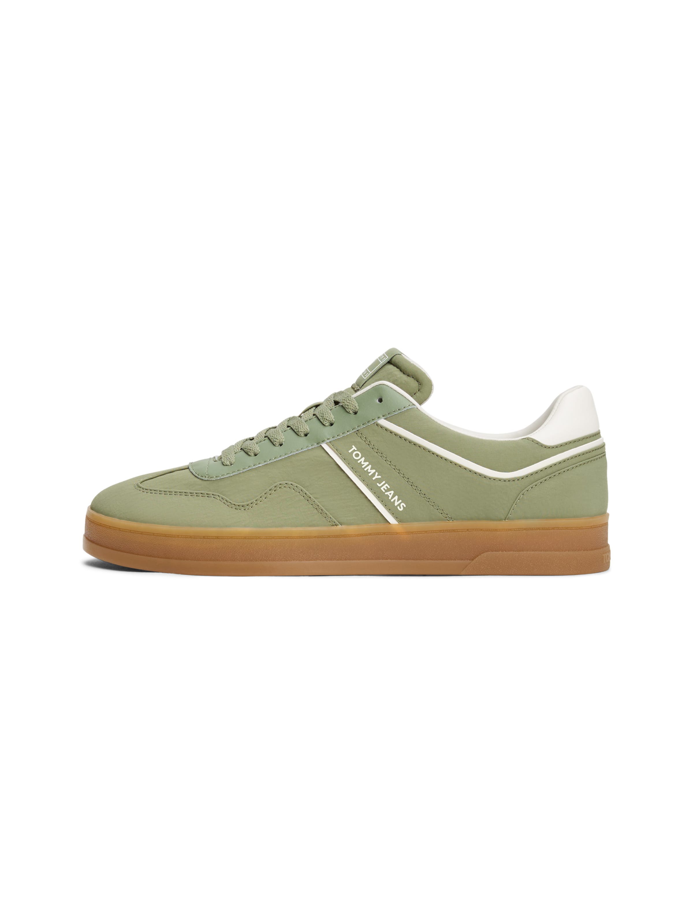 Sneaker low 'THE GREENWICH' de la Tommy Jeans pe verde: față