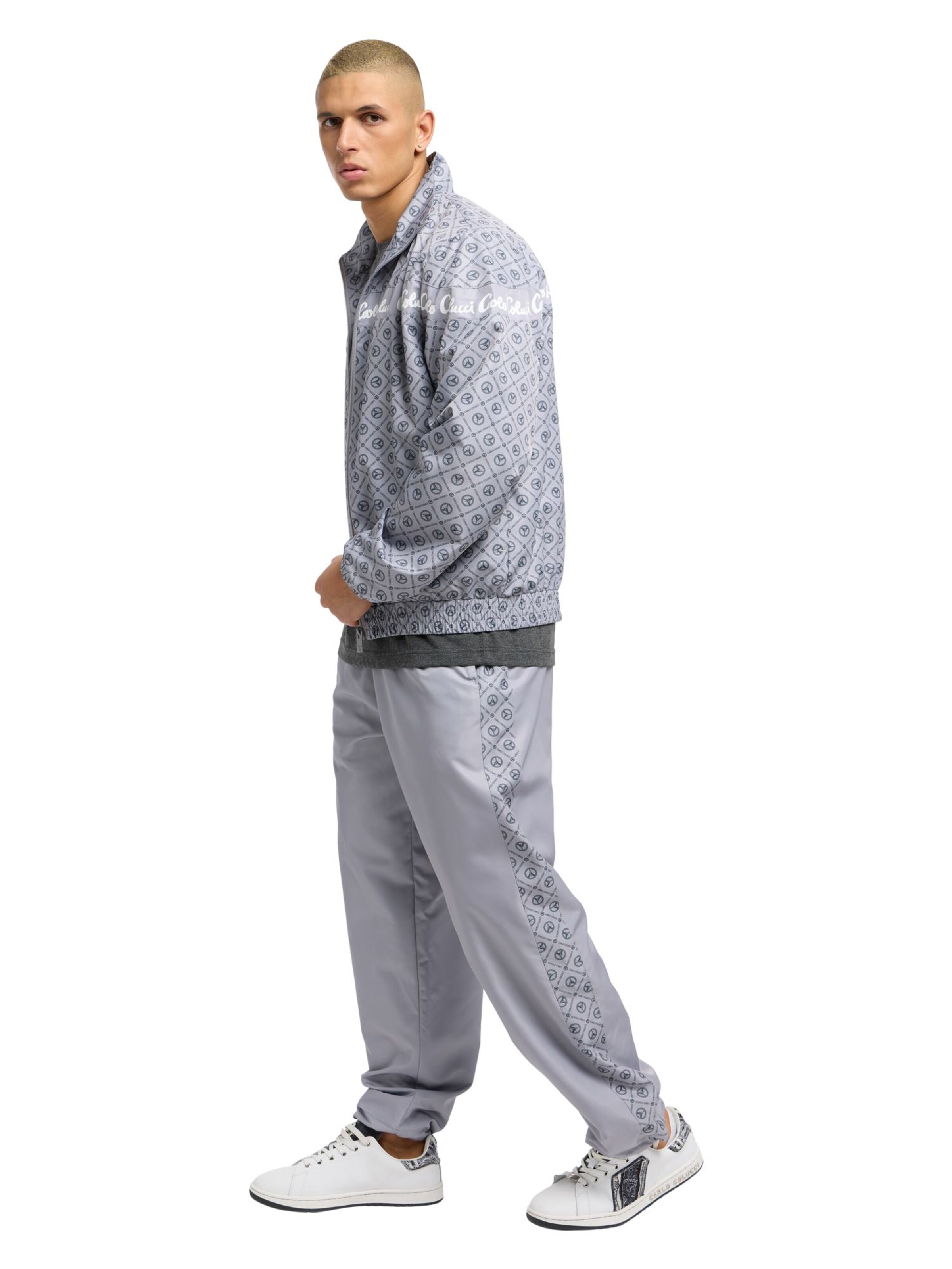 Survêtement 'Drazzer' Carlo Colucci en gris