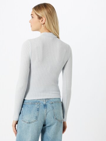 Miss Selfridge Shirt 'Brushed Funnel' in Weiß