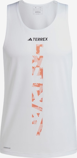 ADIDAS TERREX Performance Shirt 'Xperior Singlet' in Dark orange / Black / White, Item view