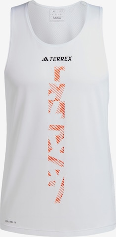 T-Shirt fonctionnel 'Xperior Singlet' ADIDAS TERREX en blanc : devant